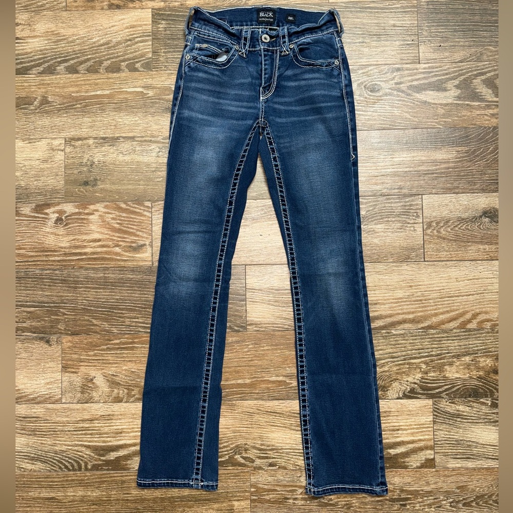 BKE Black Bootcut Blue Jeans